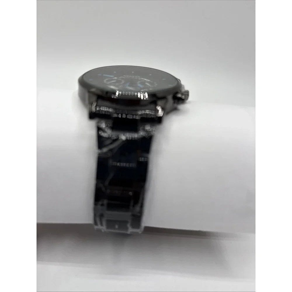 GENIVA Men's Quartz‎ Watch, Stainless Steel Black Strap Fashion